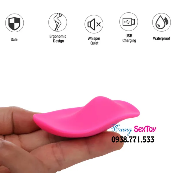 Quần chip có rung hình mu rùa có rung kích thích “cô bé” cực phê