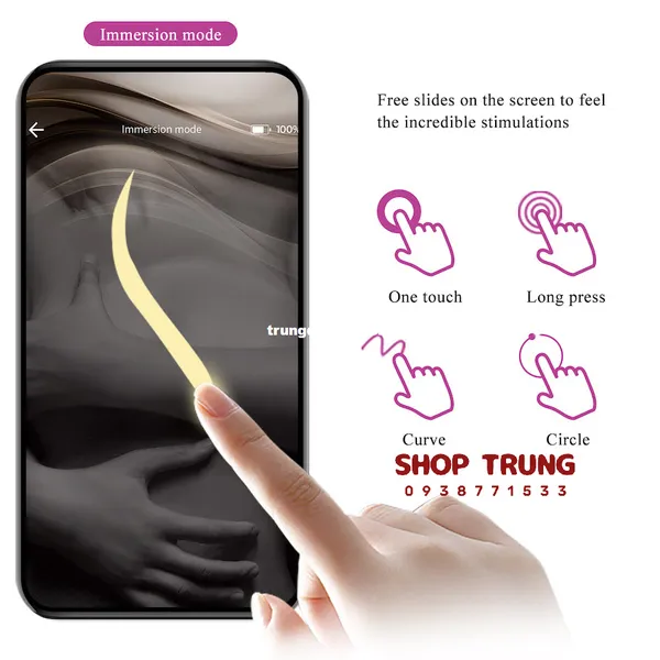 Trứng Rung Pretty Love Kalila Điều Khiển Từ Xa Bằng App
