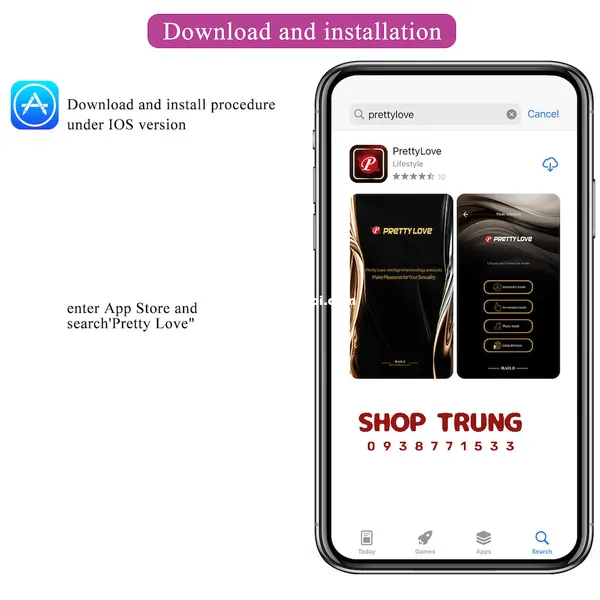 Trứng Rung Pretty Love Kalila Điều Khiển Từ Xa Bằng App