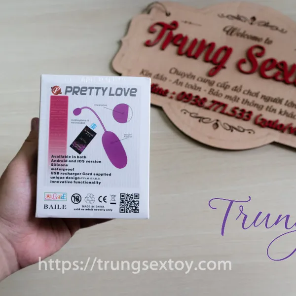 Trứng rung Pretty Love Abner khiến nàng sung sướng không ngờ