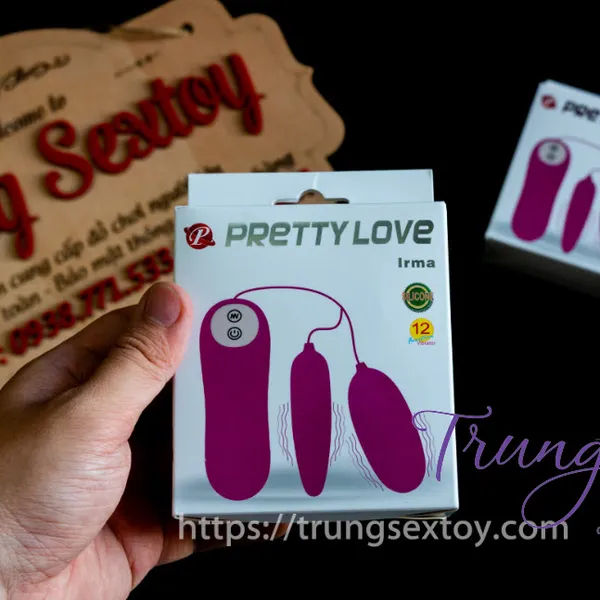 Nước nôi lênh láng với trứng rung hai đầu Pretty love IRMA