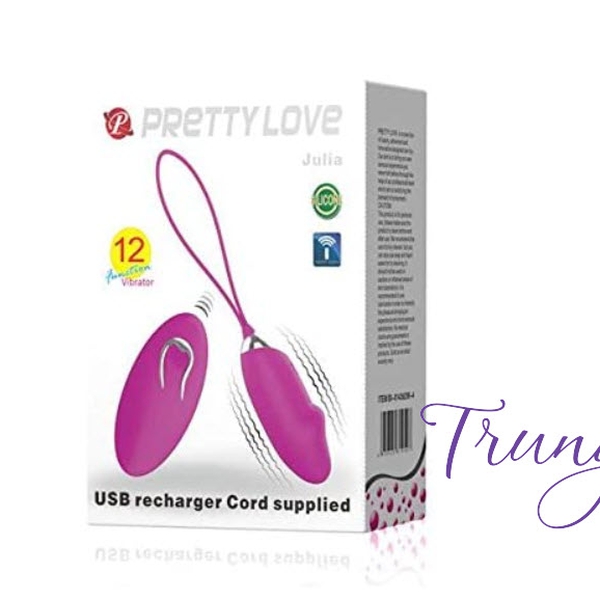 Với trứng rung không dây Pretty Love Julia tự tin cho nàng lên đỉnh