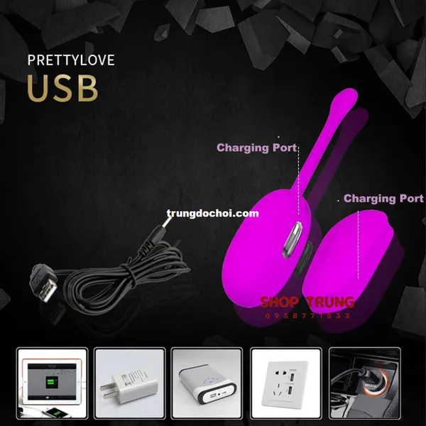 PrettyLove Shock Fun Trứng Rung Tình Yêu Sốc Điện Trải Nghiệm Mới Lạ và Thú Vị