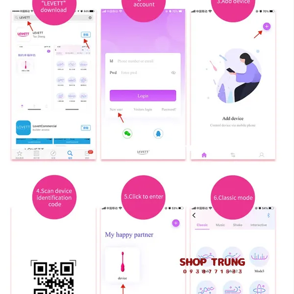 Trứng Rung Mignon 9 Chế Độ Rung và 3 Chế Độ Sốc Điện Điều Khiển Qua App