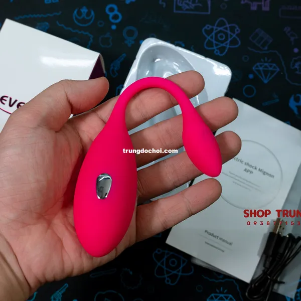 Trứng Rung Mignon 9 Chế Độ Rung và 3 Chế Độ Sốc Điện Điều Khiển Qua App