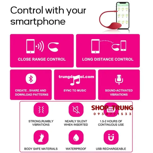 Trứng Rung Succubus Khám Phá Cực Khoái Mới Với Điều Khiển Qua App
