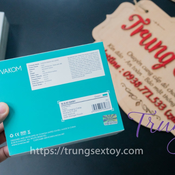 Trứng rung tình yêu Svakom Daisy cho cảm xúc thêm hoàn hảo