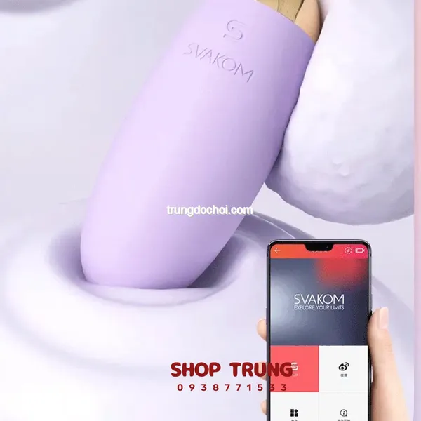 Trứng Rung Tình Yêu Svakom Elva App Khám Phá Sự Thăng Hoa Đầy Quyến Rũ