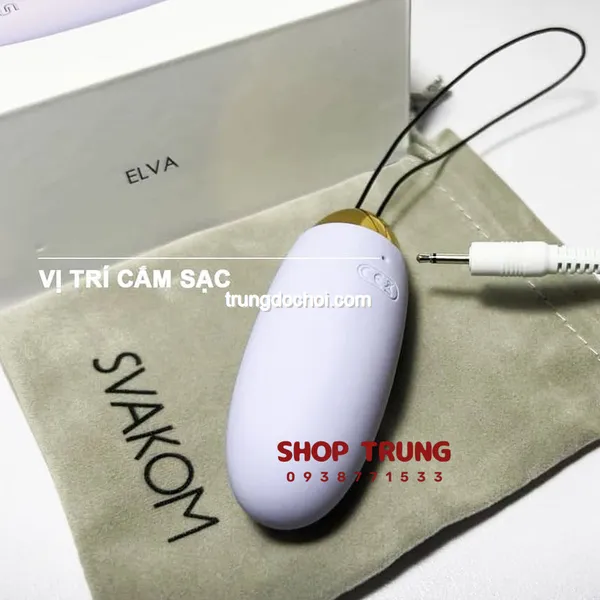 Trứng Rung Tình Yêu Svakom Elva App Khám Phá Sự Thăng Hoa Đầy Quyến Rũ