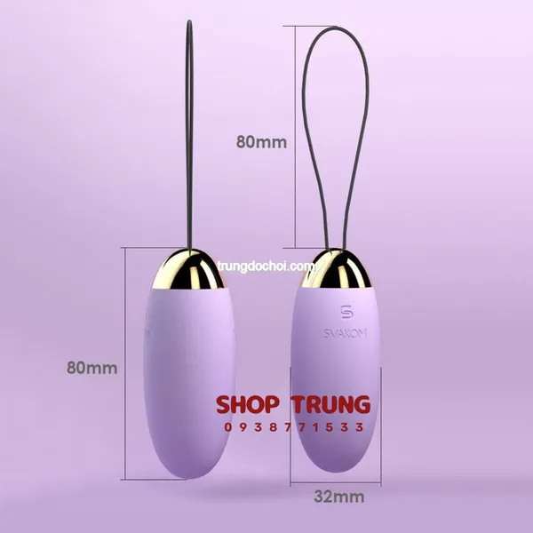 Trứng Rung Tình Yêu Svakom Elva App Khám Phá Sự Thăng Hoa Đầy Quyến Rũ