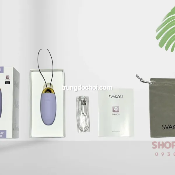 Trứng Rung Tình Yêu Svakom Elva App Khám Phá Sự Thăng Hoa Đầy Quyến Rũ