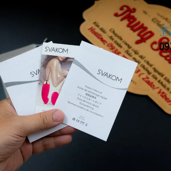 Svakom Ivy - Trứng rung tình yêu kích thích Massage Vùng Kín