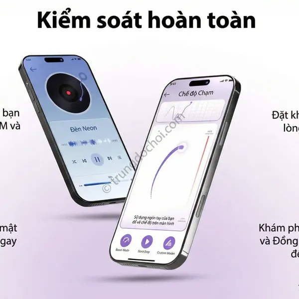 Trứng Rung Svakom Plume: Đầu Đạn Chổi Silicon Fluttering, App KooSync Không Giới Hạn Khoảng Cách