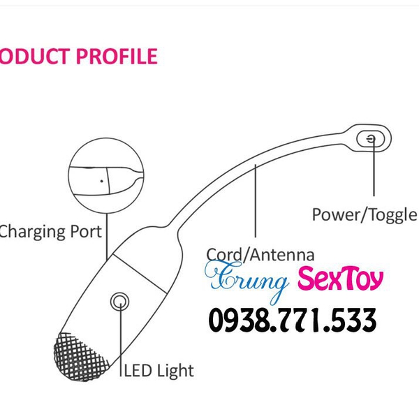 Trứng Rung Magic Vini Điều Khiển Smartphone