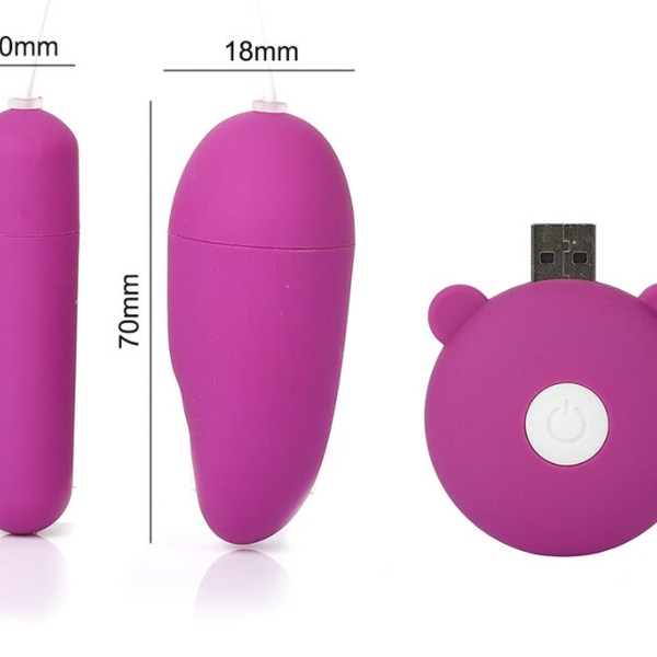 Trải Nghiệm Tuyệt Vời Với Trứng Rung 1 Cục Có Dây USB Siêu Mạnh
