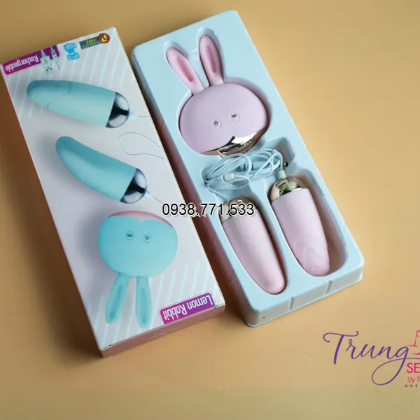 Trứng rung tình yêu có dây hình thỏ dạng viên đạn rung cực mạnh
