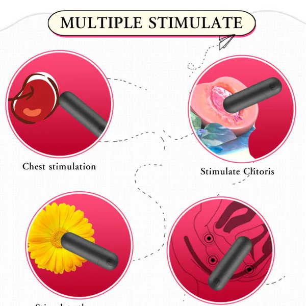 Trứng Rung Hình Viên Đạn Siêu Mạnh Điều Khiển Từ Xa 