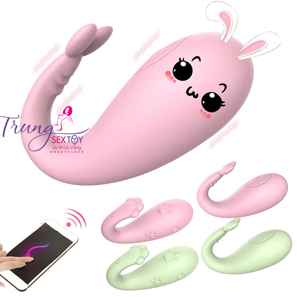 Trứng rung tình yêu không dây điều khiển bằng điện thoại Miao 