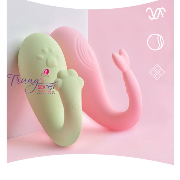 Trứng rung tình yêu không dây điều khiển bằng điện thoại Miao 