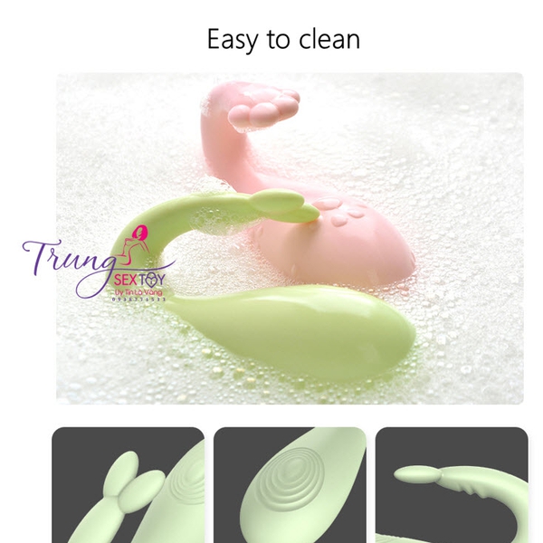 Trứng rung tình yêu không dây điều khiển bằng điện thoại Miao 