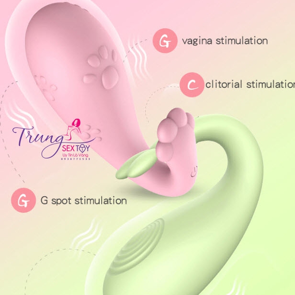 Trứng rung tình yêu không dây điều khiển bằng điện thoại Miao 