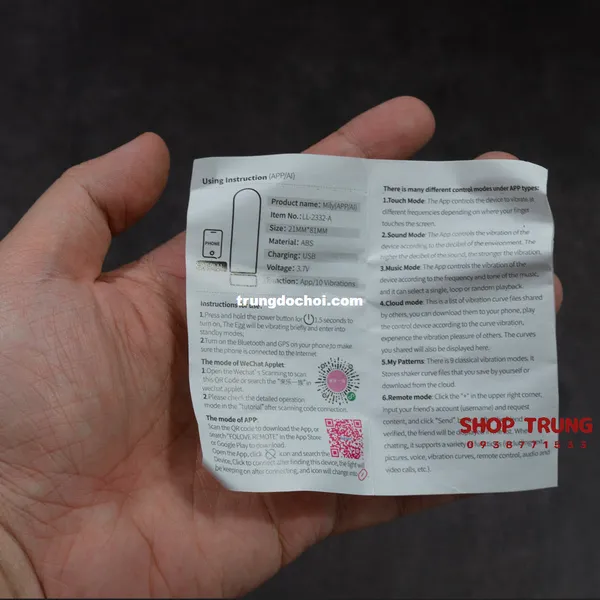 Khám Phá Khoái Cảm Mới Lạ Với Trứng Rung Mini Điều Khiển Từ Xa