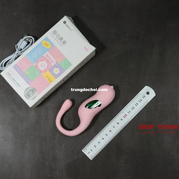 Trứng Rung Sốc Điện Ankni - Rung 10 Chế Độ Điều Khiển Bằng App