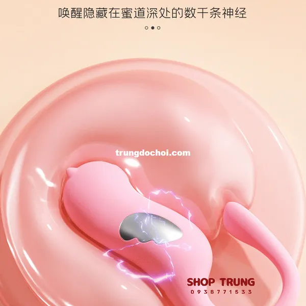 Trứng Rung Sốc Điện Ankni - Rung 10 Chế Độ Điều Khiển Bằng App