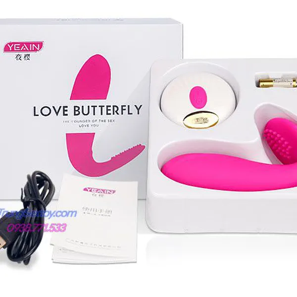 Trứng Rung Yeain Love Butterfly Điều Khiển Từ Xa Cực Vui 