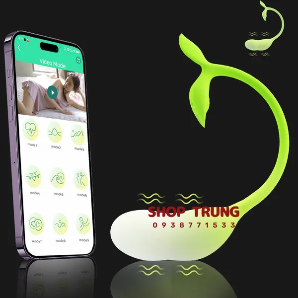 Trứng Rung Yeain Spring Buds Điều Khiển Bằng App 