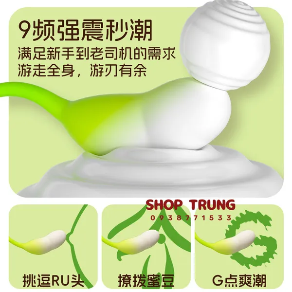 Trứng Rung Yeain Spring Buds Điều Khiển Bằng App 