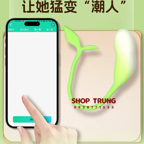 Trứng Rung Yeain Spring Buds Điều Khiển Bằng App 
