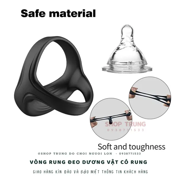 Cockring - vòng đeo dương vật có rung cao cấp dành cho nam 