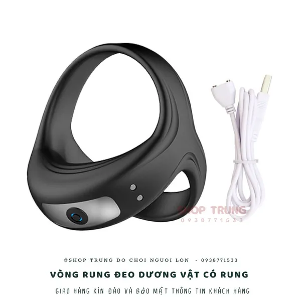 Cockring - vòng đeo dương vật có rung cao cấp dành cho nam 