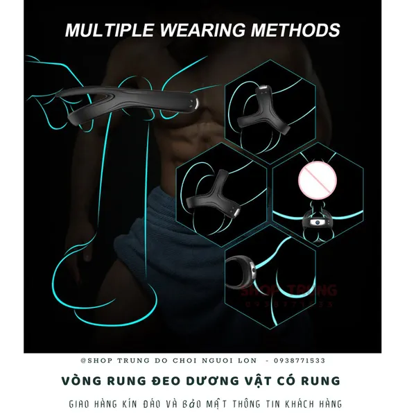 Cockring - vòng đeo dương vật có rung cao cấp dành cho nam 