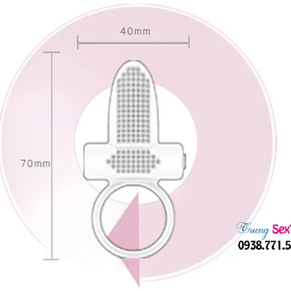 Vòng Đeo Dương Vật Spencer có rung và nhiều gai 
