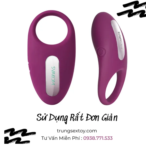 Vòng đeo dương vật SVAKOM Wendy rên không ngừng nghỉ khi làm tình