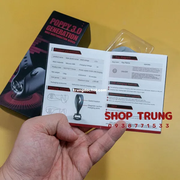 Vòng Rung Poppy 3.0 Thế Hệ Mới - Tự Sướng Cực Phê