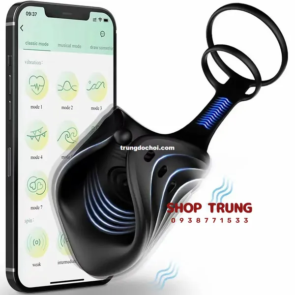 Vòng rung deo dương vật điều khiển từ xa bằng App