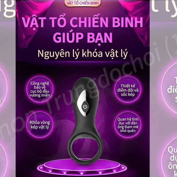 Vòng Rung Đôi Omysky Song Khóa Remote Điều Khiển, 10 Chế Độ Rung