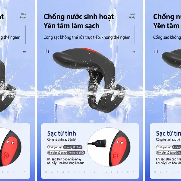 Vòng Rung Đôi Chất Xúc Tác Kéo Dài Thời Gian Và Khoái Cảm Đồng Điệu Cho Cặp Đôi