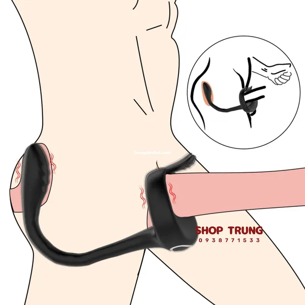 Tăng cường khoái cảm và kích thích bản thân bằng vòng rung đeo dương vật