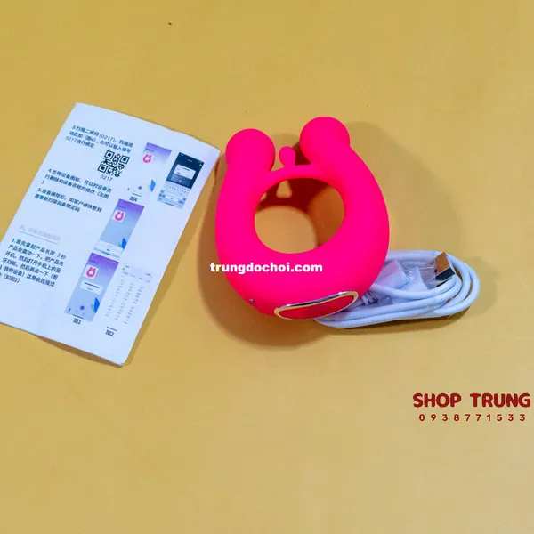 Nhẫn Rung Đeo Dương Vật Điều Khiển Từ Xa Bằng App
