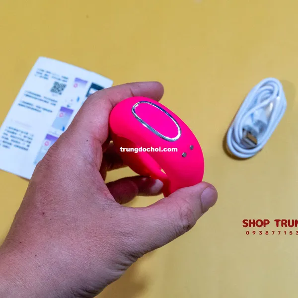 Nhẫn Rung Đeo Dương Vật Điều Khiển Từ Xa Bằng App
