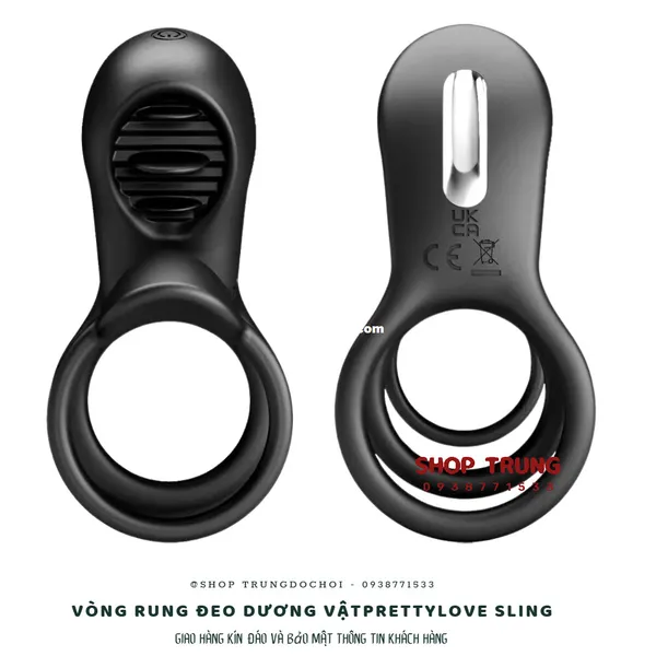 Khám Phá Khoái Cảm Với Vòng Rung Đeo Dương Vật Prettylove Sling