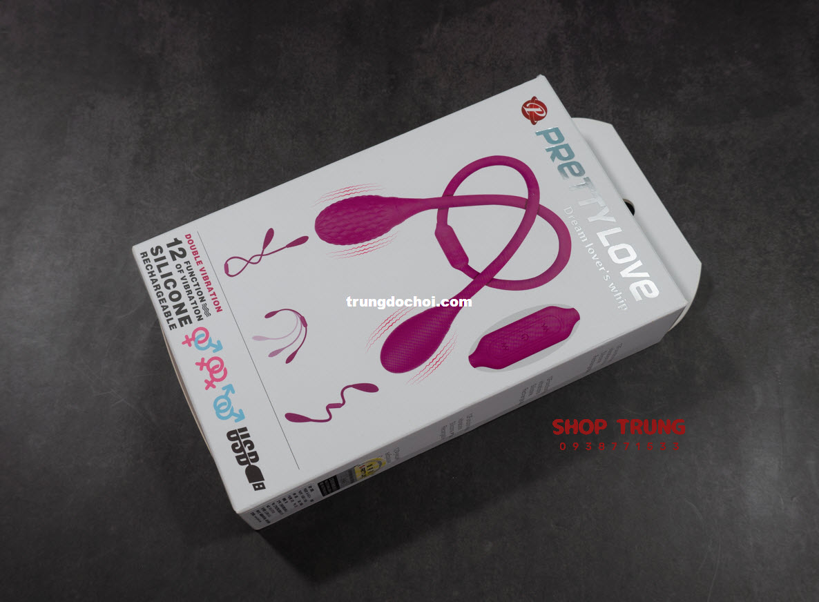 Trứng Rung Tình Yêu Hai Đầu Pretty Love Trứng Rung Tình Yêu Hai Đầu Pretty Love