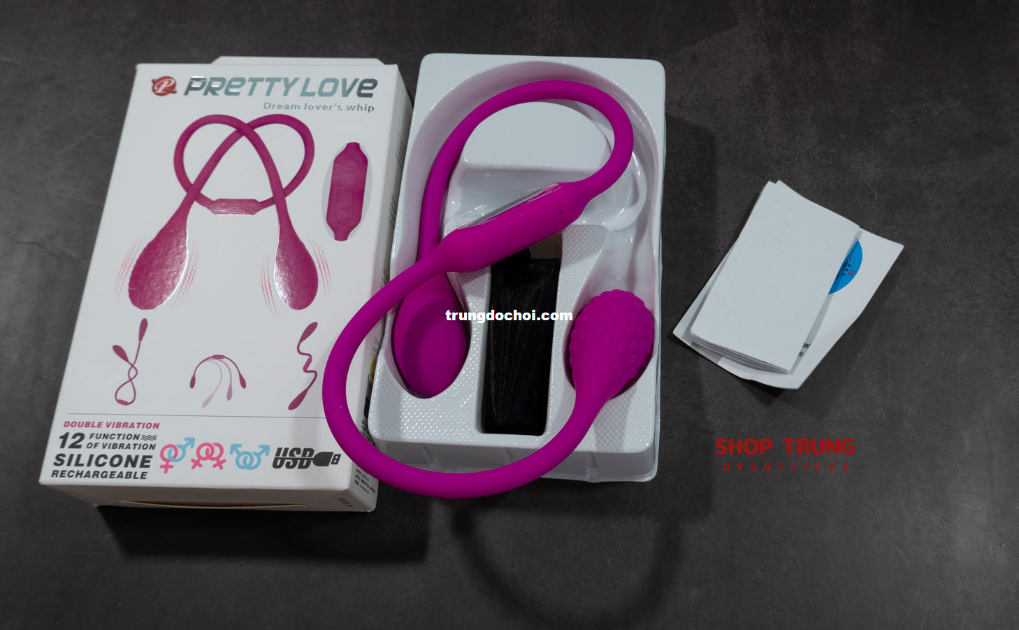 Trứng Rung Tình Yêu Hai Đầu Pretty Love Trứng Rung Tình Yêu Hai Đầu Pretty Love