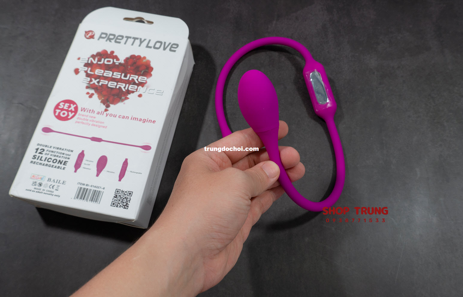 Trứng Rung Tình Yêu Hai Đầu Pretty Love Trứng Rung Tình Yêu Hai Đầu Pretty Love