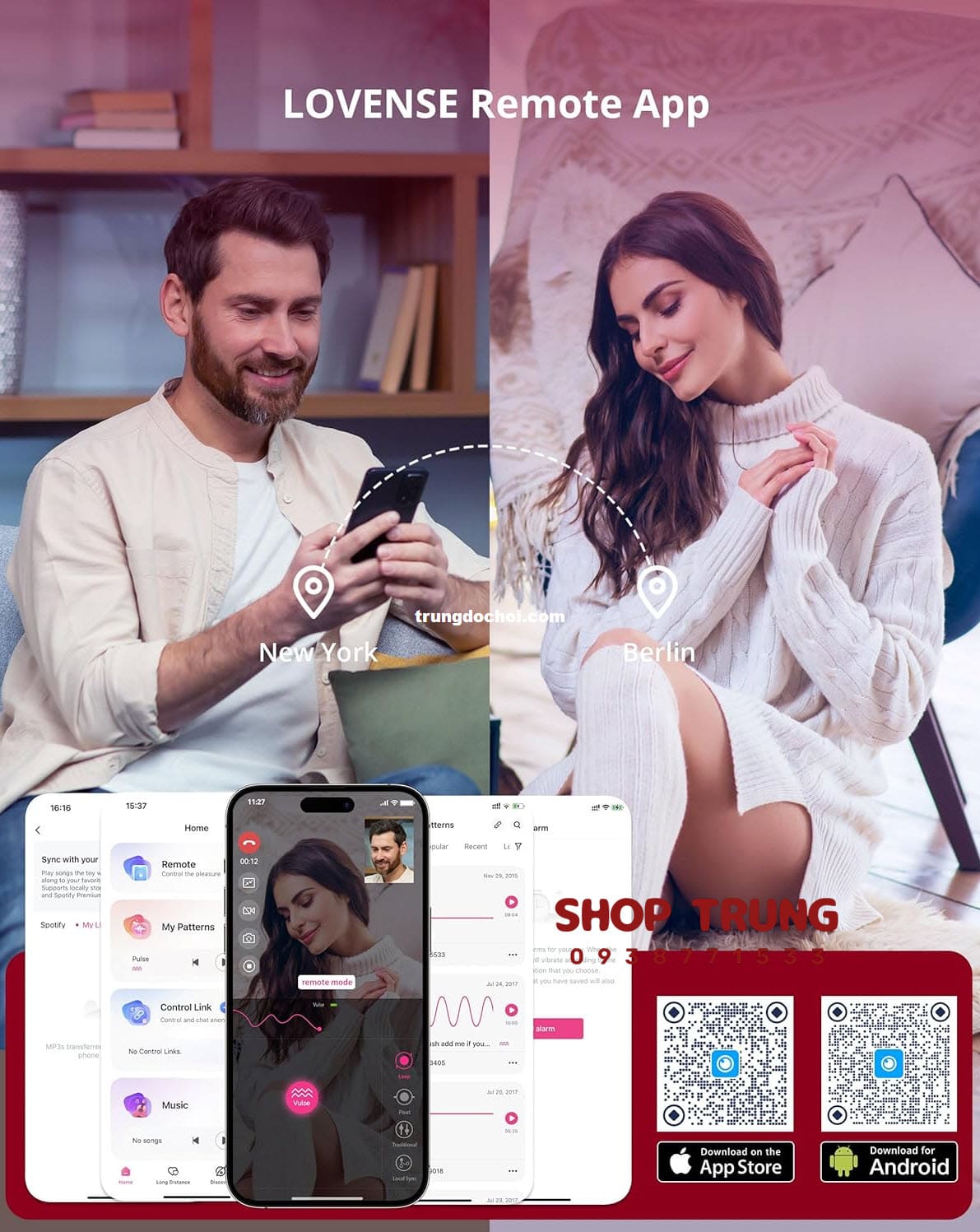 trung rung tinh yeu Lovense Vulse trung rung tinh yeu Lovense Vulse