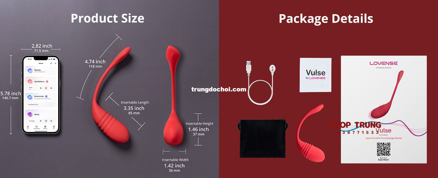 trung rung tinh yeu Lovense Vulse trung rung tinh yeu Lovense Vulse